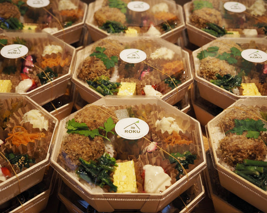 京都の旬野菜のお弁当(ROKU)